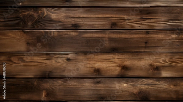 Fototapeta close up of wall made of wooden planks generativ ai