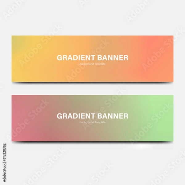 Fototapeta header banner abstract gradient background
