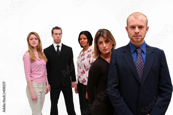 Obraz young business team - 2