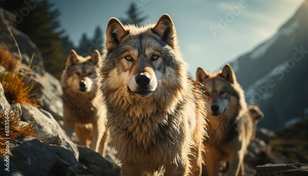 Obraz wolf in winter