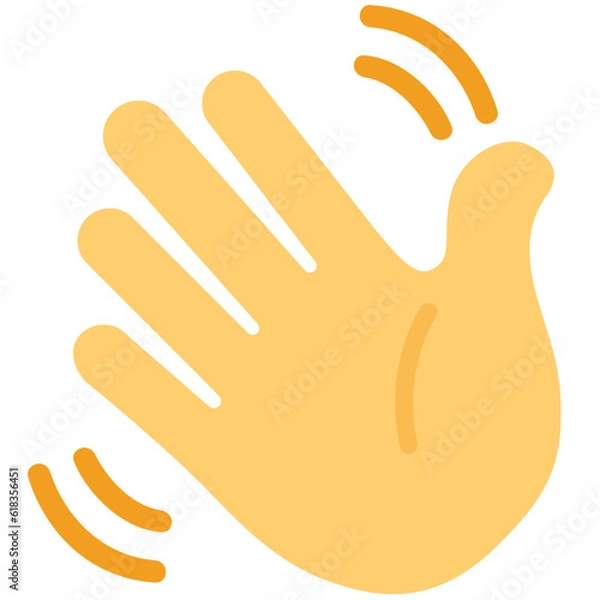 Obraz hand with rss icon