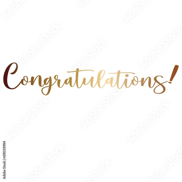 Obraz Congratulations word art