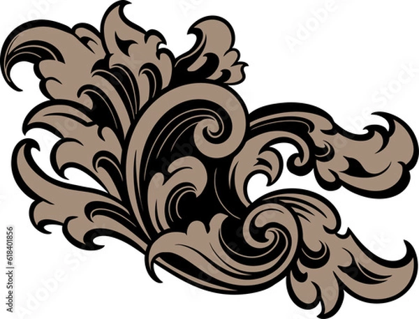 Obraz ornament pattern frame decoration element