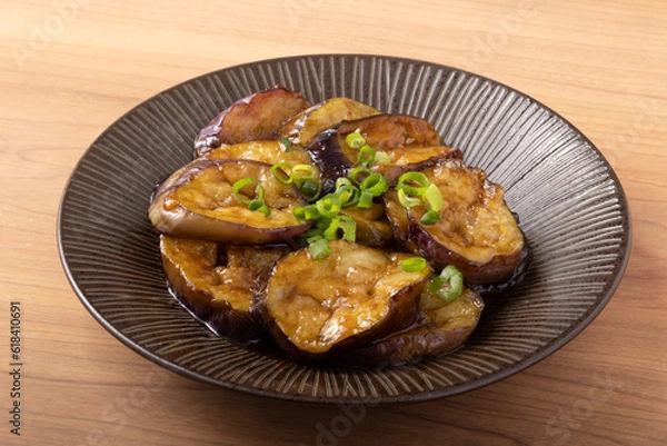 Fototapeta ナスの甘酢和え