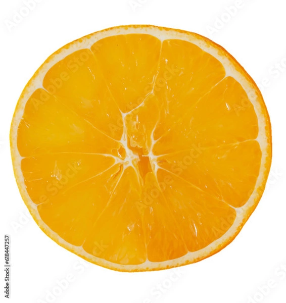 Obraz orange slice isolated on white