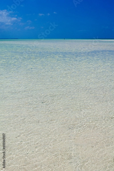 Fototapeta 竹富島の青い空と海