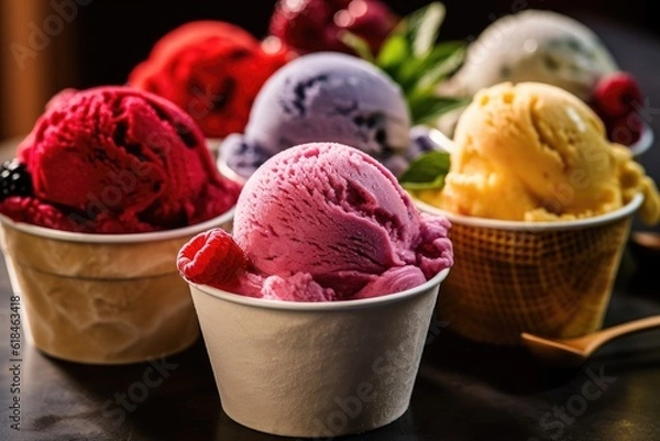 Obraz Artisanal Gelato Tasting