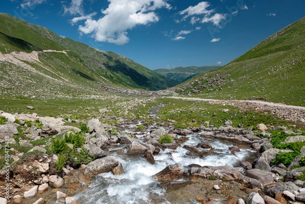 Obraz river in the mountains