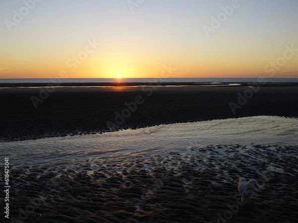 Obraz sunset on the beach