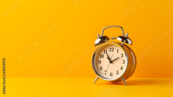 Fototapeta alarm clock on a table