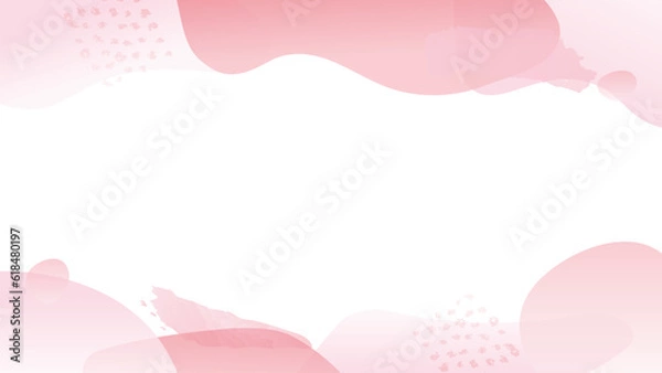 Fototapeta 抽象的なかわいいピンクのフレームのベクター素材
