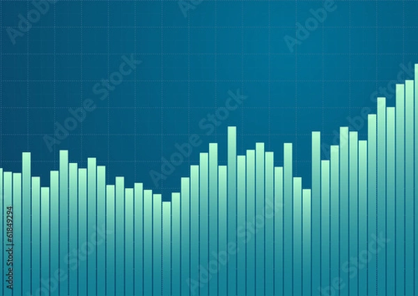 Fototapeta stock chart