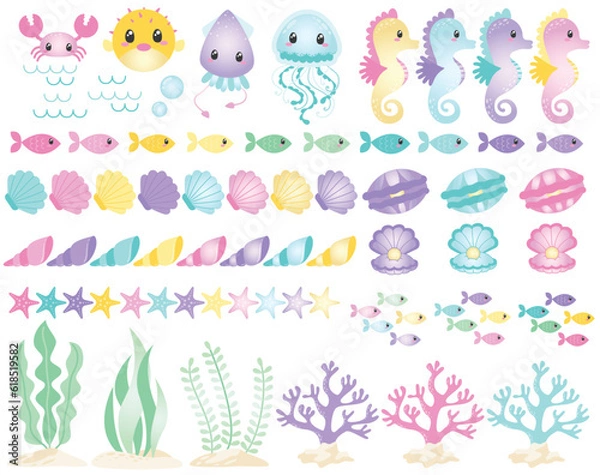 Obraz under the sea, animals, fish