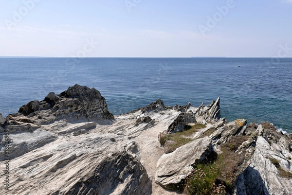 Obraz Morte Point, North Devon, England