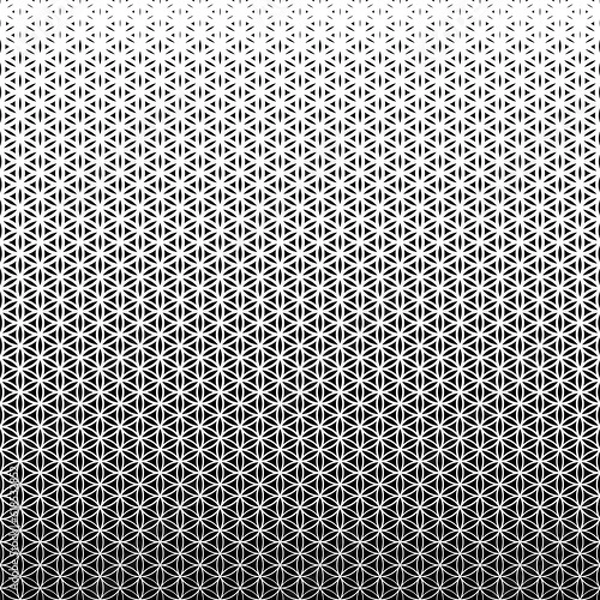 Fototapeta Vector modern sacred tattoo . Geometric seamless halftone pattern. Flower Of Life and abstract shapes made in Black and White.