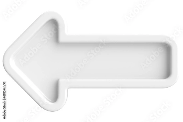 Fototapeta Next button. Continue button. 3D illustration.