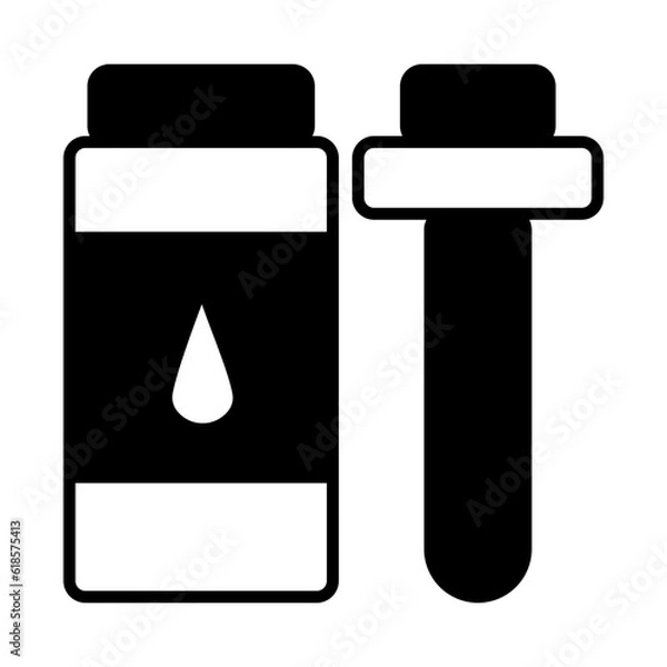 Fototapeta Solid Line SERUM design vector icon design vector line icon svg