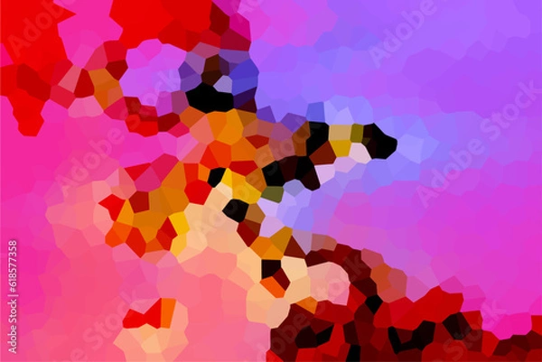 Fototapeta ABSTRACT BACKGROUND CRYSTALLIZE EFFECT