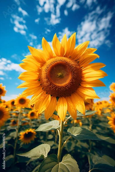 Obraz sunflower in the field