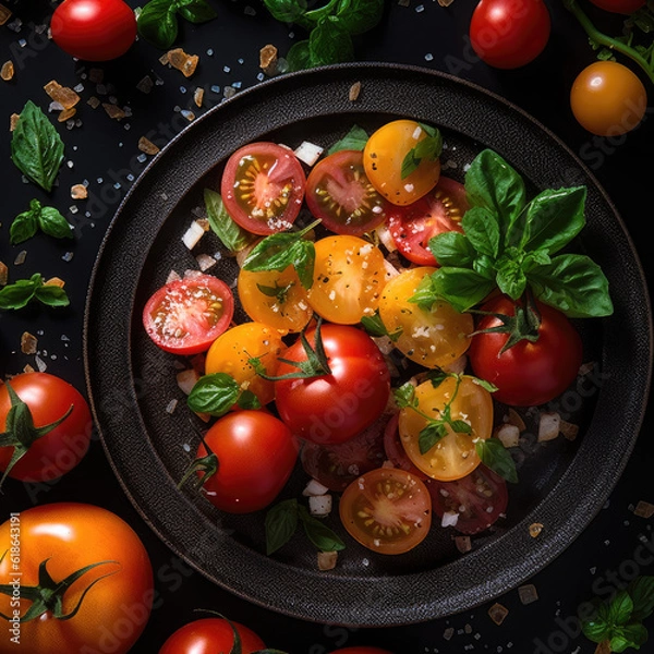 Obraz Tomato vegan dishes