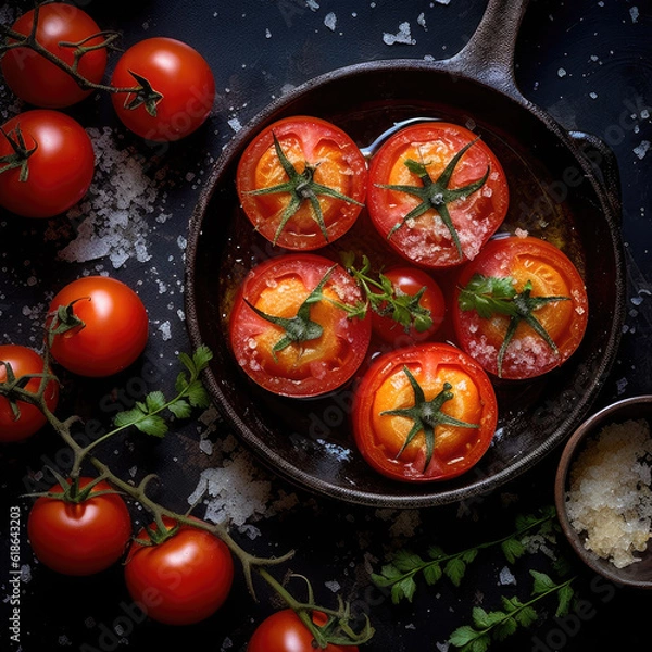 Obraz Tomato vegan dishes