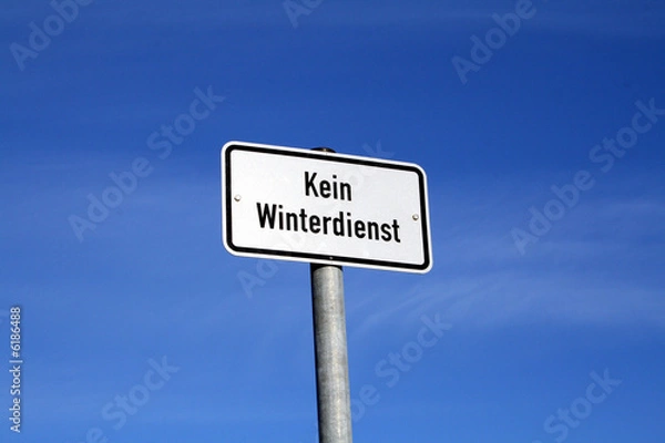 Obraz kein winterdienst