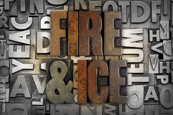 Fototapeta Fire and Ice