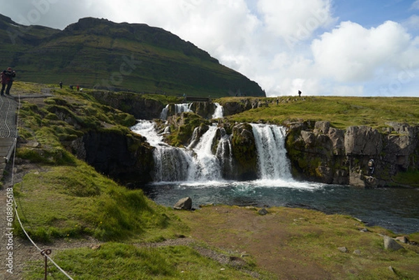 Obraz Kirkjufellsfoss Waterfall in Iceland