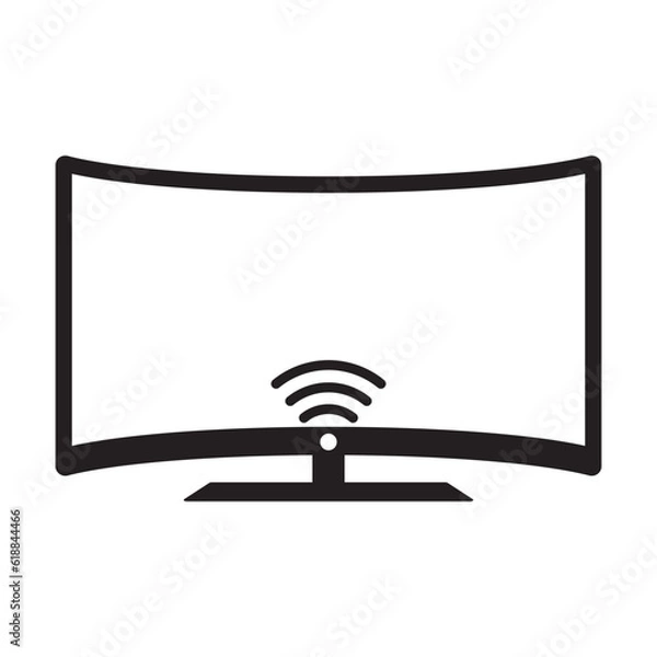 Fototapeta tv icon design vector