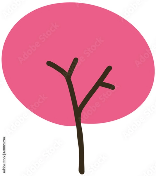 Obraz Tree, flower icon