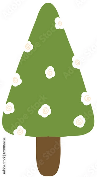 Obraz Tree, flower icon