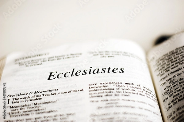 Fototapeta Ecclesiastes