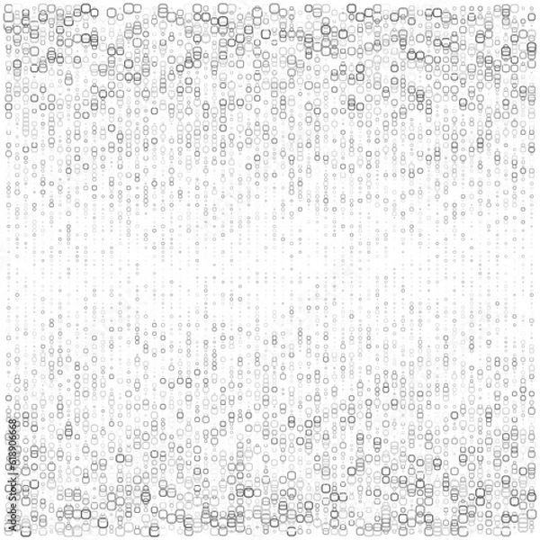 Obraz Squares halftone random pattern background. Vector illustration.	