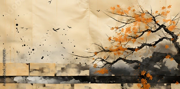 Obraz background with tree