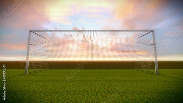 Fototapeta Soccer goal