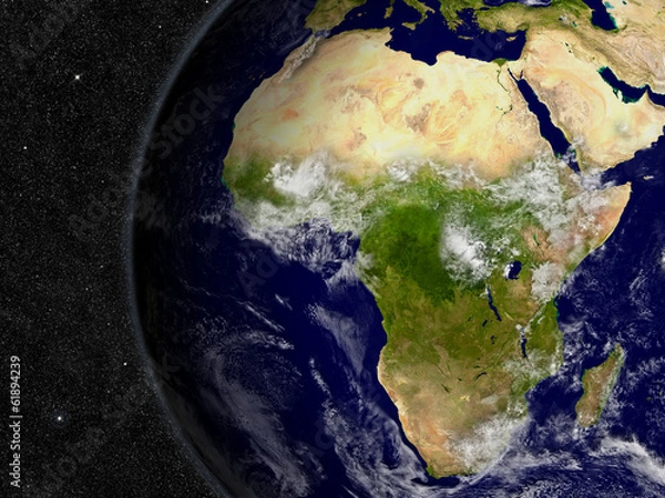 Obraz Africa on planet Earth