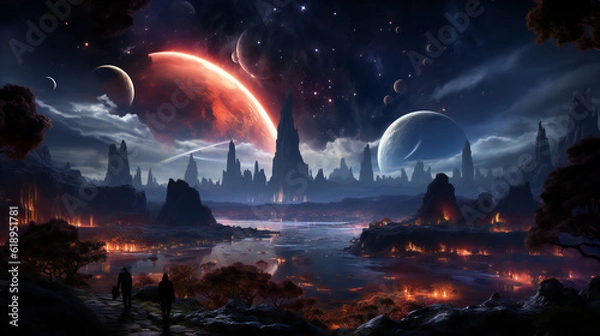 Fototapeta ファンタジー風景