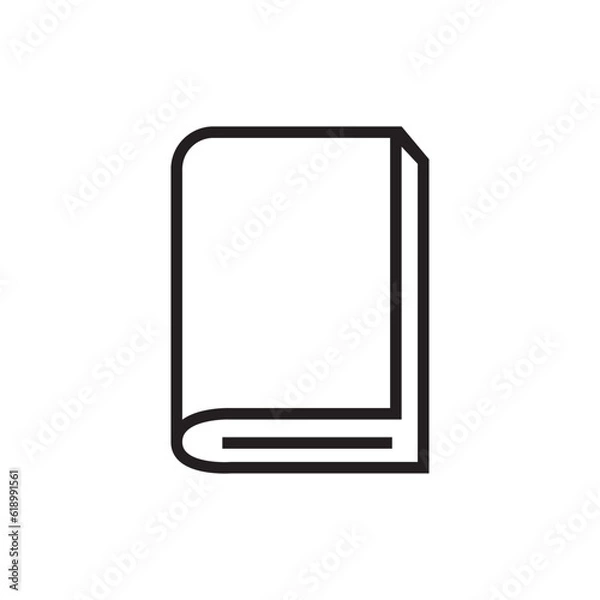 Fototapeta book icon vector