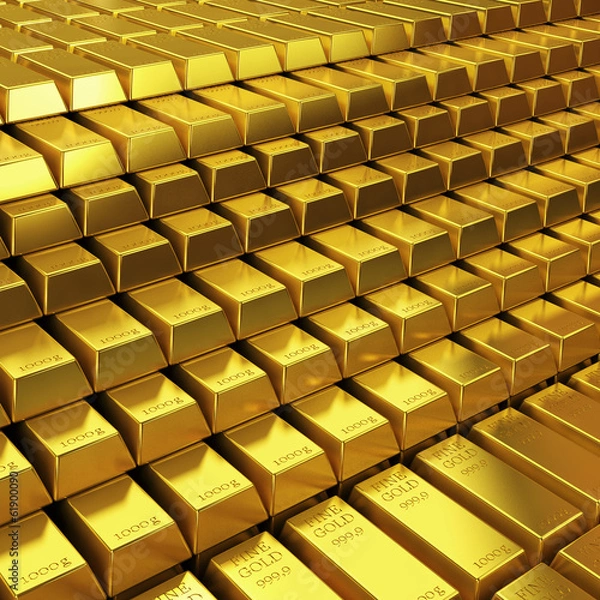 Obraz Gold ingots 