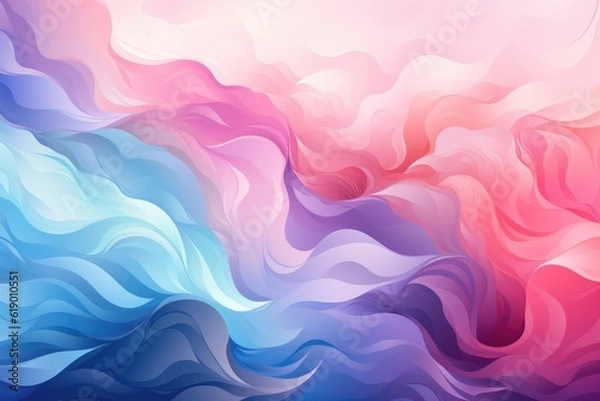 Obraz Abstract cloud background, pastel color generated by AI technology
