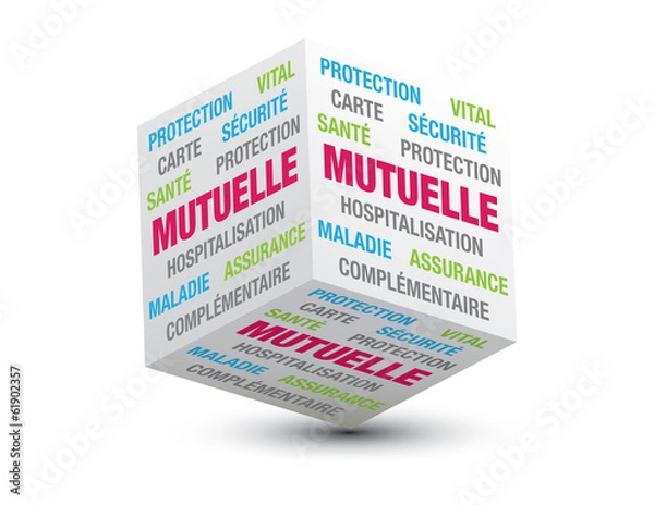 Obraz wspólna kostka