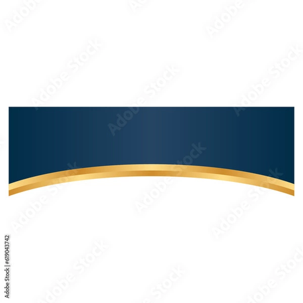 Obraz Gold Banner Header