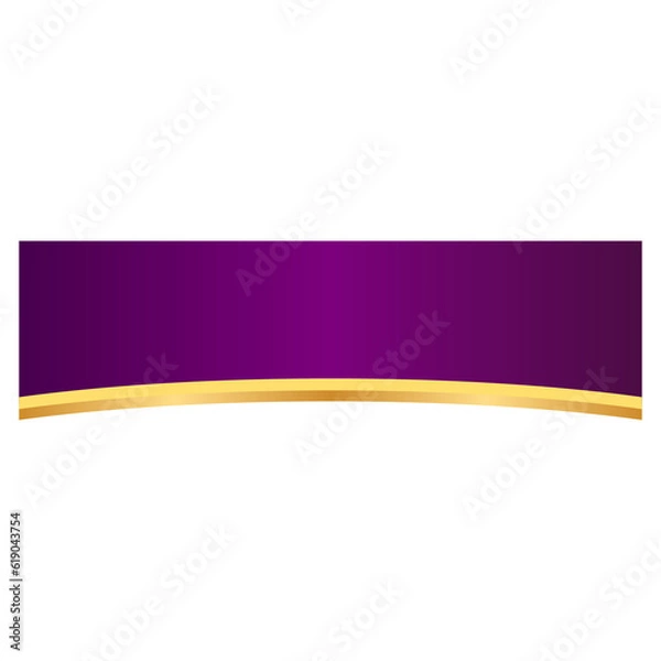 Obraz Gold Banner Header