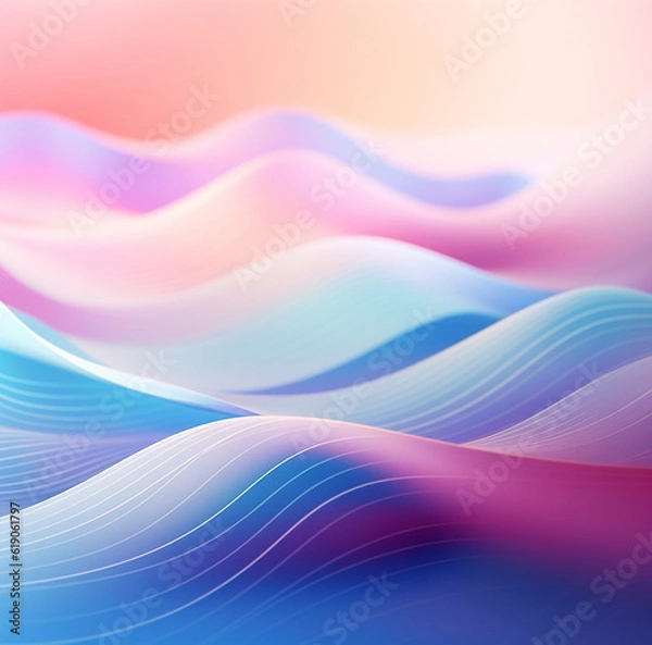 Obraz abstract background with waves