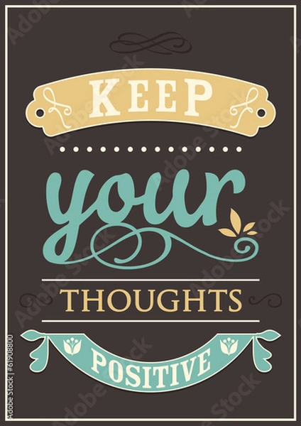 Fototapeta Inspirational slogan poster