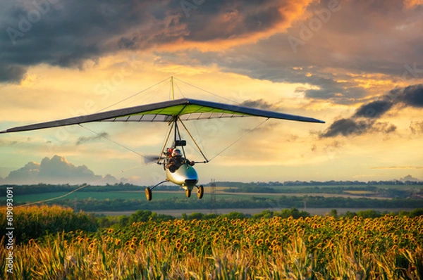 Obraz Hang glider trike wing