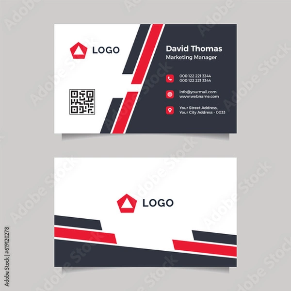 Obraz creative business card design