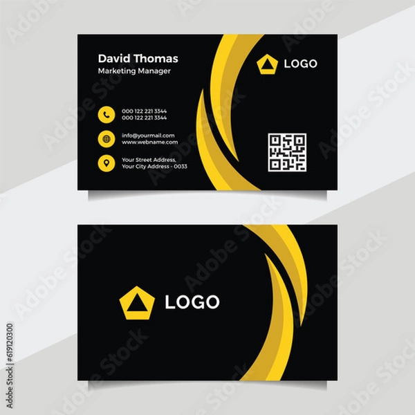 Obraz Modern corporate business card design