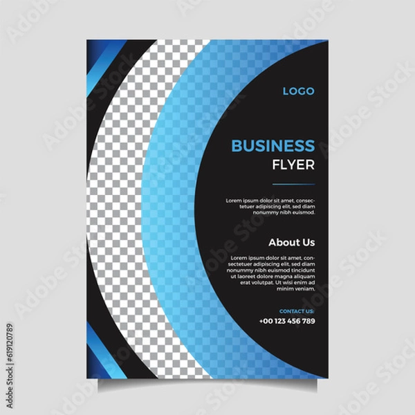 Obraz Modern corporate flyer