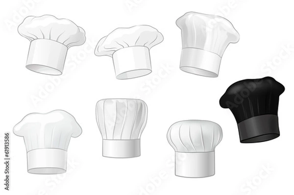 Obraz Verschiedene Kochmützen